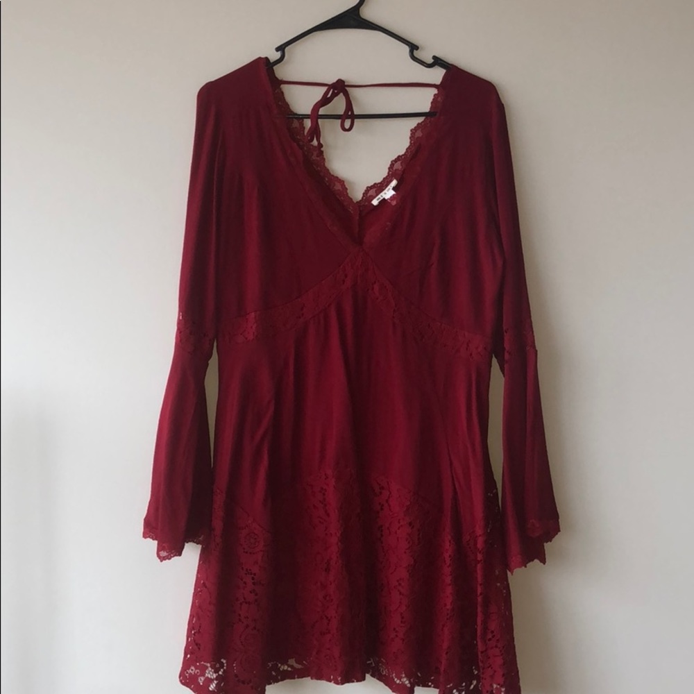 Lacey Red Dress
